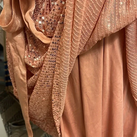 Lost in the ๐ฅ
NWT LC Lauren Conrad Shimmering Peach Sequined Minidress - Picture 5 of 7